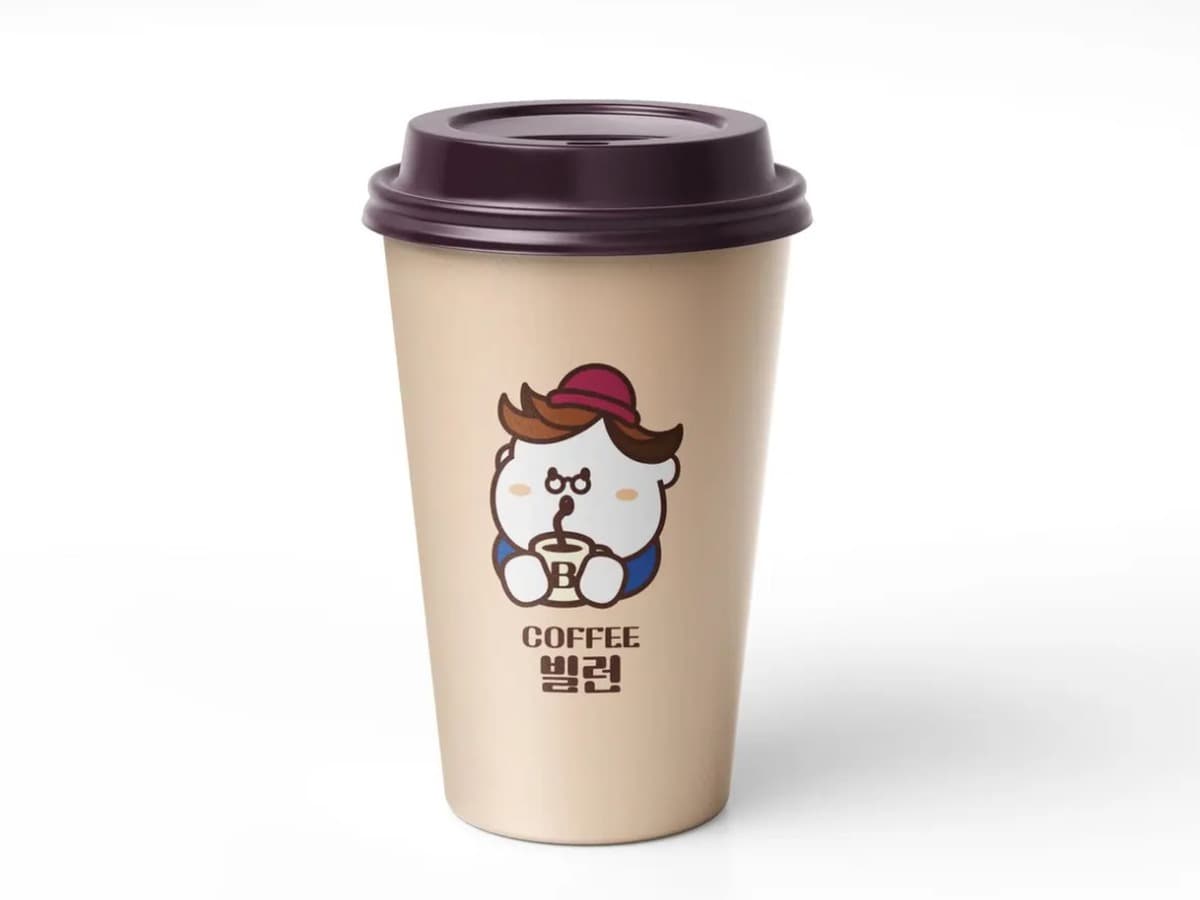 coffee 빌런 카페 캐릭터 로고 디자인 캐릭터 포트폴리오